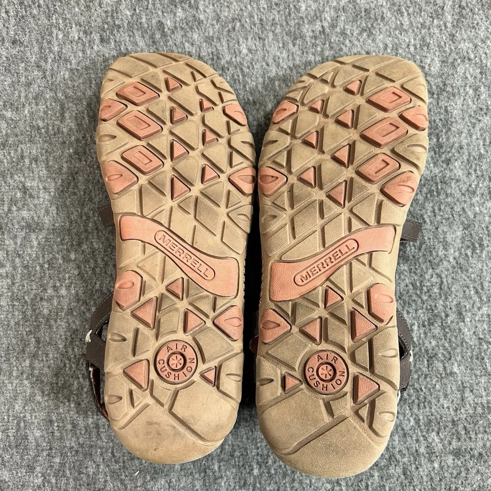 Merrell Sandspur Rose Outdoor Leather Sandal Cocoa Coral Women's Size 8 - Picture 8 of 10